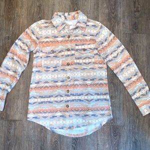 WallFlower Aztec print flannel